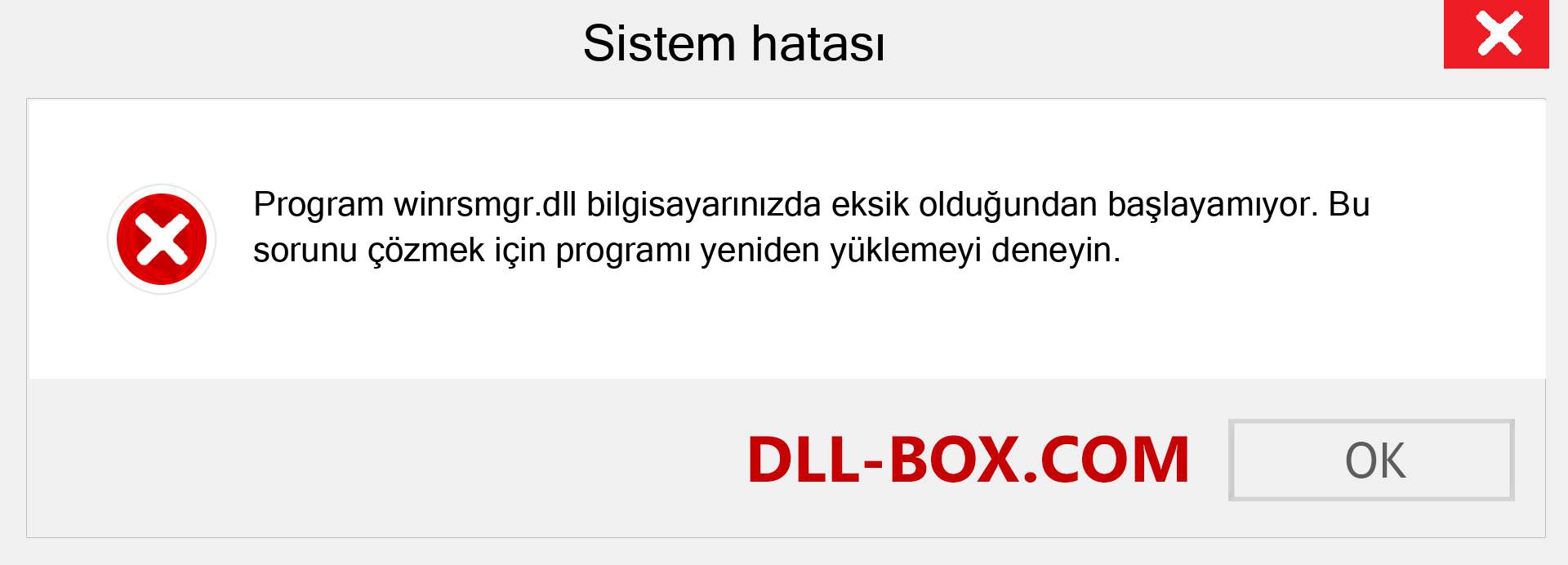 winrsmgr.dll dosyası eksik mi? Windows 7, 8, 10 için İndirin - Windows'ta winrsmgr dll Eksik Hatasını Düzeltin, fotoğraflar, resimler